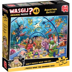 Jumbo - Puzzle Wasgij: Original 43 - Akvarijske norčije! - 1 000 kosov