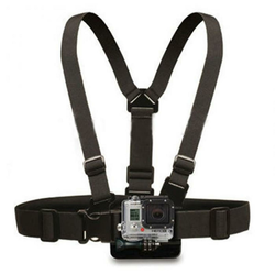 Techsuit - prsni pojas - za GoPro / SJCAM / Xiaomi Yi kameru - Crna KP27236