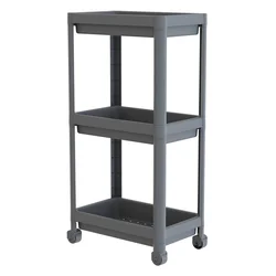 Aberto Design Polica za odlaganje TKRLKKT-3K-2, 70x36x23 cm, Siva