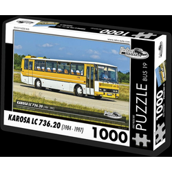 RETRO-AUTe Puzzle BUS št. 19 KAROSA LC 736.20 (1984 - 1997) 1000 kosov