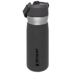 Stanley Quick Flip Straw Bottle, 0.65L, Charcoal Črna, Steklenica