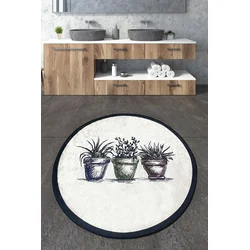 Lessentiel Maison Prostirka za kupatilo 140x140cm Šarena