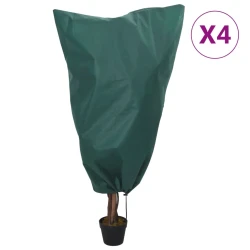 Navlake od flisa za biljke s vezicom 4 kom 70 g/m2 0,8 x 1 m