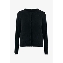 Mexx Ženski kardigan MF006609853W Ajour, , Regular, Dugi rukav, Crni