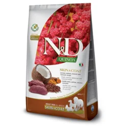 N&D Suva hrana za pse srednjih i velikih rasa sklonim alergijskim reakcijama, Meso jelena, kinoa, kokos i kurkuma, 2.5kg