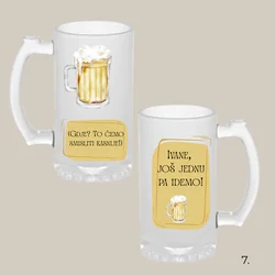Personalizirane krigle za pivo – Unikatan poklon za rođendan, momačku, godišnjicu....