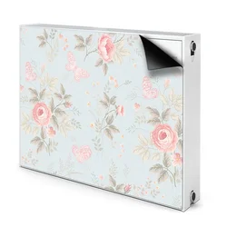 tulup.si Pokrov radiatorja Vrtnice in metulji 80x60 cm
