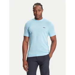 BOSS Majica K_Momentum 50541952 Svetlo modra Regular Fit