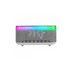 Mikado Zvučnik MD-W8, 1200mah, 10W, Lampa/Alarm/Wireless, Punjač, Sivi