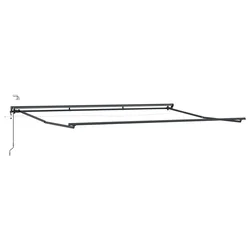 Okvir električne tende s LED-ovima Antracit 5 × 3,5 m Aluminij