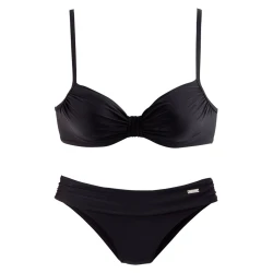 LASCANA Bikini, črna