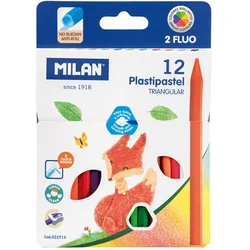 Milan Trougle plastipastel boje, 1/12