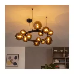 Brilagi - LED luster na sajli MILLA 15xG9/3W/230V braon/dimljeno braon