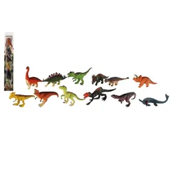 Dinozaver 6 kosov plastike 2 vrsti v blistru 7x43cm