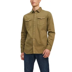 JACK & JONES Srajca Sheridan  oliva