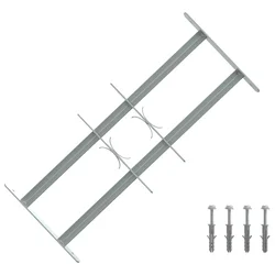 Rešetka za sigurnost prozora s 2 prekrižena nosača 3 pcs