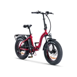 Električni bicikl 20 MARS fat bike (250W 36V/12.5Ah lithium) Crvena
