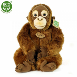 Plišasta opica orangutan 27 cm EKOLOŠKO PRIJAZNO