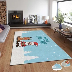 Conceptum Hypnose Tepih sa novogodišnjim motivima Asr-Crpt-34, Pravougaoni, 160 x 230 cm, Plavi