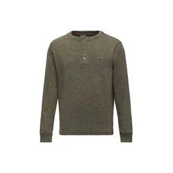 INDICODE JEANS Pulover Dorburn Grandad oliva