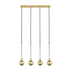 Zuma Line P0583-04A-2GHF - Luster na sajli MIDA 4xG9/6W/230V mesing