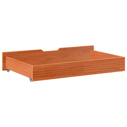 Ladice ispod kreveta 2 kom voštano smeđe 95x55x17cm od borovine