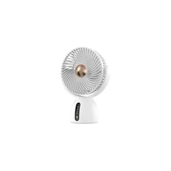 Punjivi stoni ventilator 5W/5V 1200 mAh bela