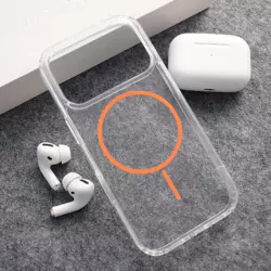 Maska Mag Case Clear Slim za iPhone 17 Pro narandzasta