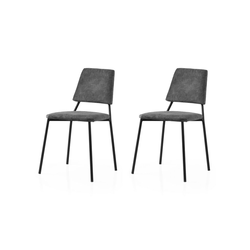 Hanah Home Set trpezarijskih stolica Lima 4554 V2, 2 komada, Antracit