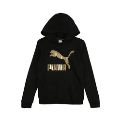 PUMA Duks za devojčice Classics Logo Hoodie G, 530209-01, Crni
