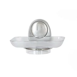 ROSSINI Držač sapuna sa PVC tacnom, 130x105x80 mm