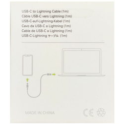 GEMBIRD Adapter kabl/ USB-C na iPhone Lightening/ CCP-AMCM-AMLM-1.0M/ USB 3.0/ 1m/bela