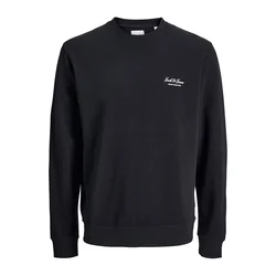 JACK & JONES Majica JJEARCHIVE črna/bela