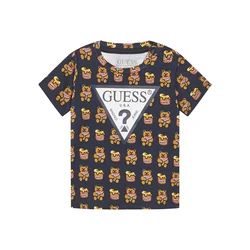 Guess Majica H1YT00 K6YW1 Črna Regular Fit