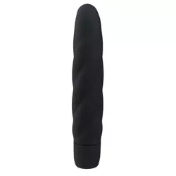 Črn silikonski vibrator