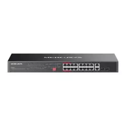 Mercusys MS120GP V1.0 20-Port Gigabit Rackmount Switch with 16-Port PoE+ ( 6362 )