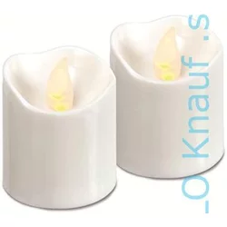 2x LED svečka