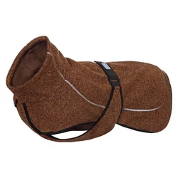 RUKKA PETS Flis jakna za pse Comfy Knit rjava 25