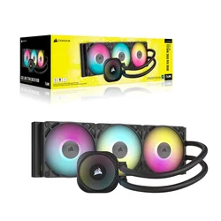 Corsair vodeno hlađenje za procesor Titan 360 RX, RGB, LGA1700, AM5, AM4, crno