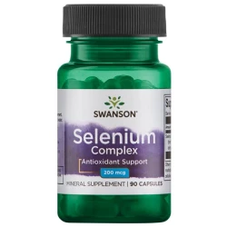 Swanson Selenium complex, Selenium Glycinate, 200 mcg, 90 kapsul