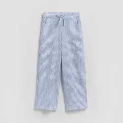 Reserved - Pantalone od mešavine viskoze i gužvane tkanine
