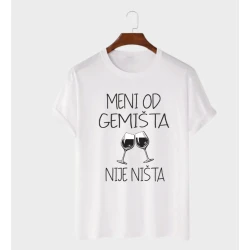 MAFIMI Majica Meni od gemista nije nista, Bela