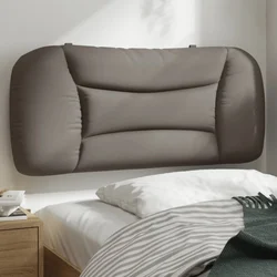 Vidaxl Blazina za vzglavje Hvar taupe 80 cm blago