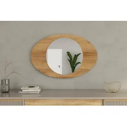 Hanah Home Ogledalo Obble, Hrast
