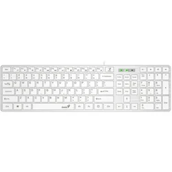 GENIUS SlimStar 126 USB YU bela tastatura