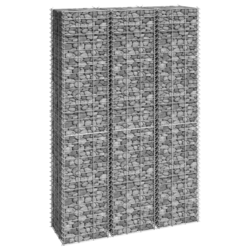 Gabionske povišene gredice 3 kom 30 x 30 x 150 cm željezne