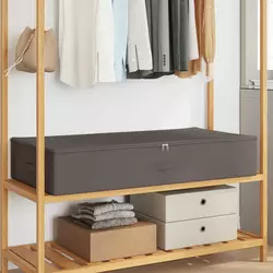 Kutija za spremanje Siva 100 x 50 x 18 cm Netkana tkanina