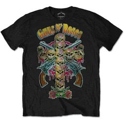 Guns N Roses Skull Cross 80s Black L Majica