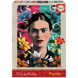 Puzzle Frida Kahlo Educa 1000 dielov + Fix lepidlo EDU18493