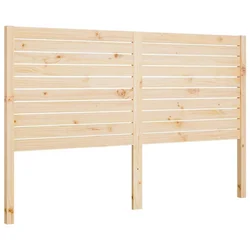 Vidaxl Posteljno vzglavje 166x4x100 cm trdna borovina